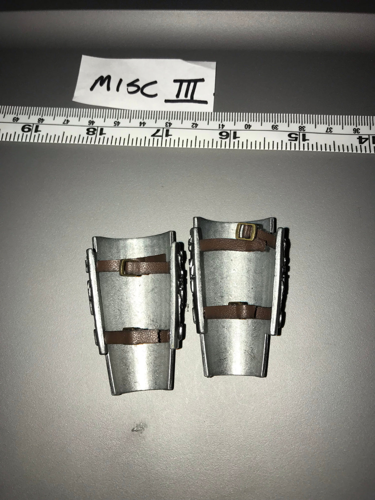 1/6 Scale Ancient Persian Metal Shin Armor - Medieval 112370