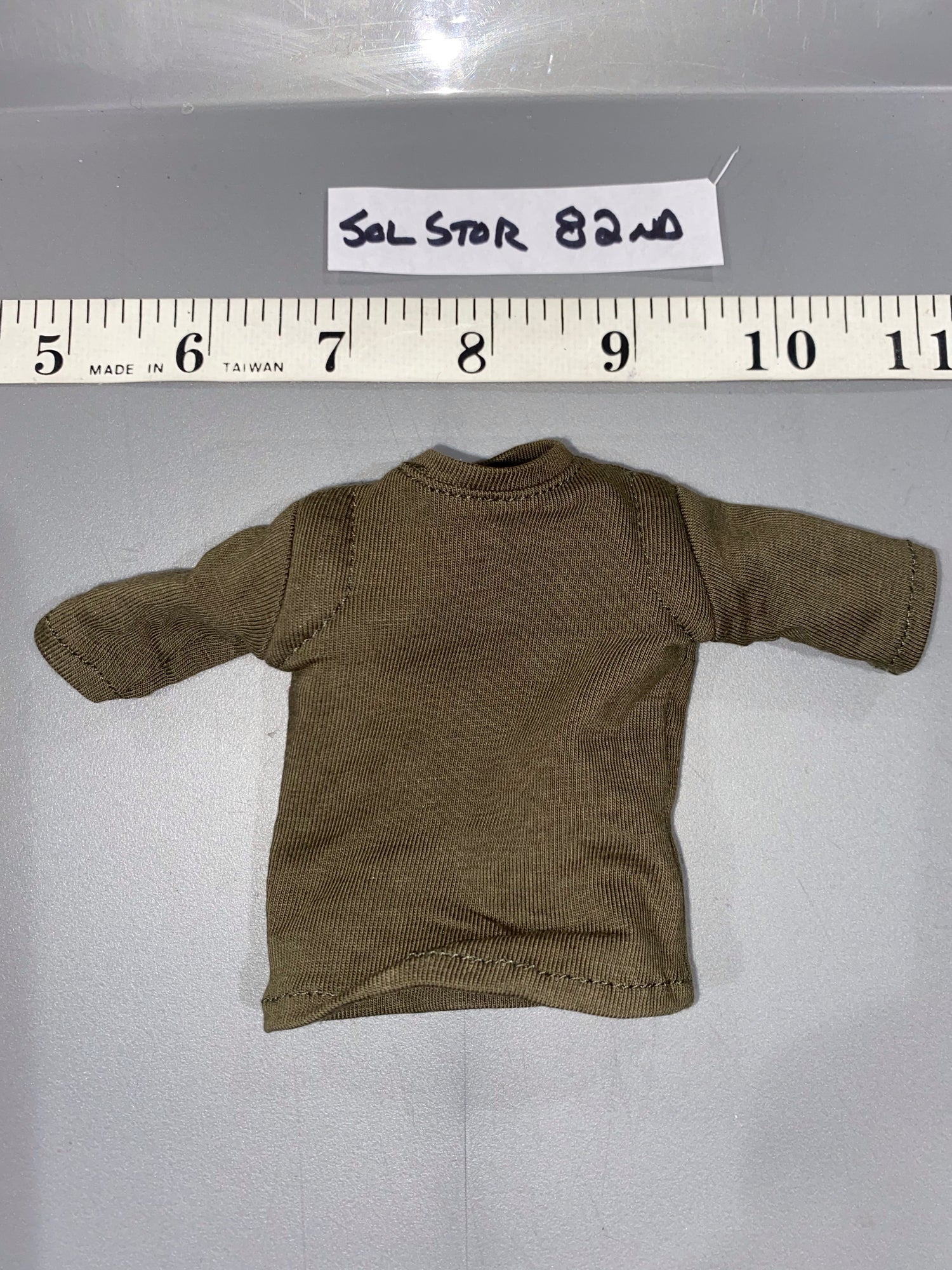 1:6 Scale Modern Era Green T Shirt - Soldier Story 82nd Airborne Paratrooper