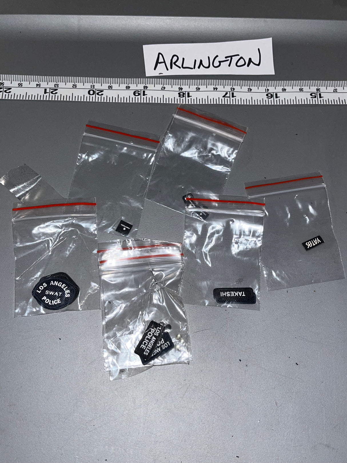 1/6 Scale Modern Era Police Patches Set 106073