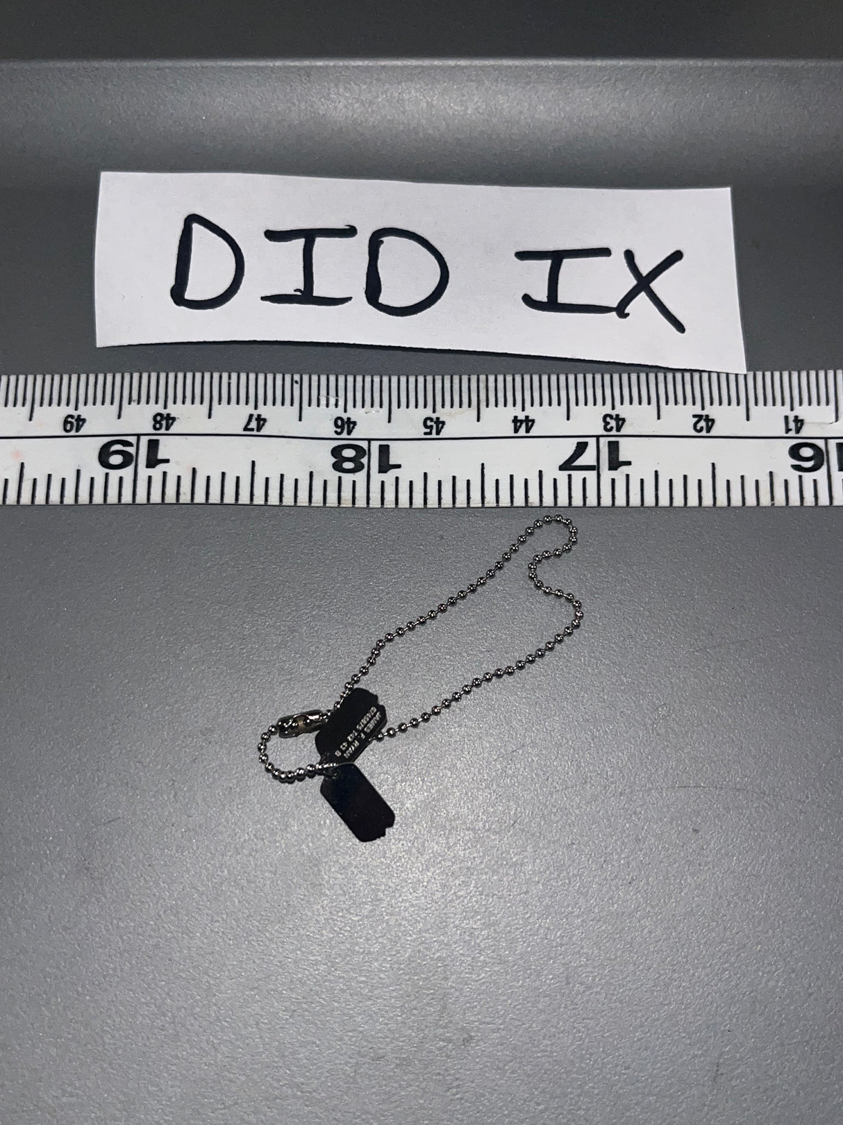 1/6 Scale WWII US Dog Tags - DID Ryan