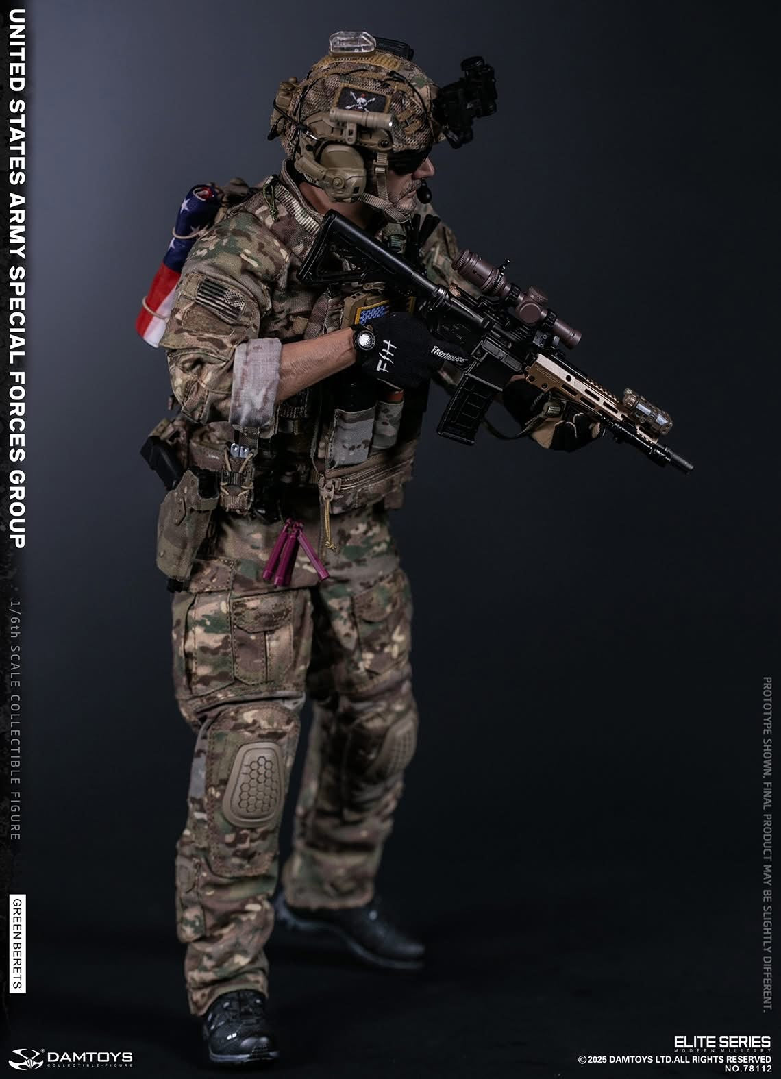 *Preorder* DAMTOYS 1/6 U.S. Army Special Operations Group (Green Beret) Action Figure DAM 78112