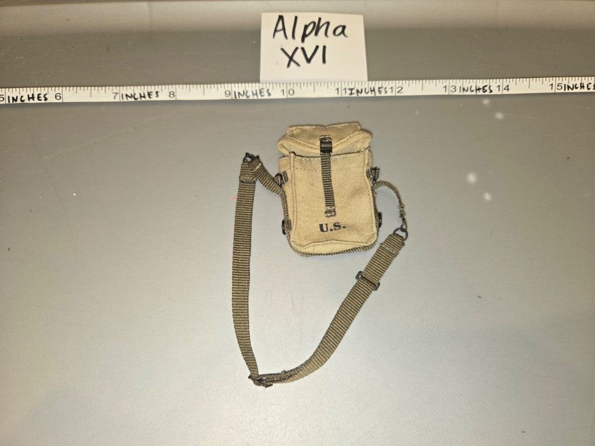 1/6 Scale WWII US Musette Bag with Strap - Alpha XVI