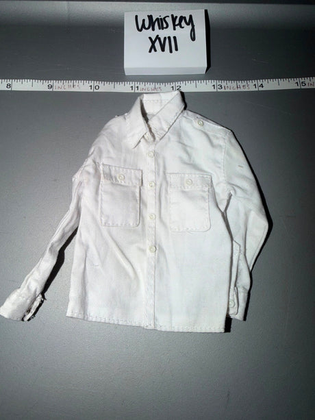 1/6 Scale WWII German White Dress Shirt
