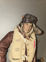 1:6 Scale WWII British Pilot Dressed Figure