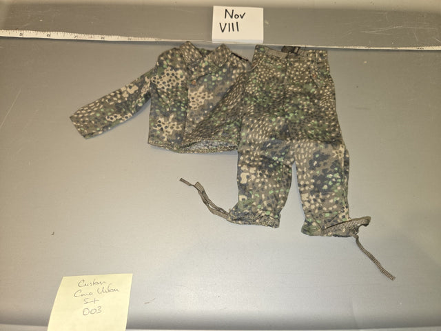 1/6 Scale WWII German Erbsenmuster Camouflage Uniform Set - Nov VIII