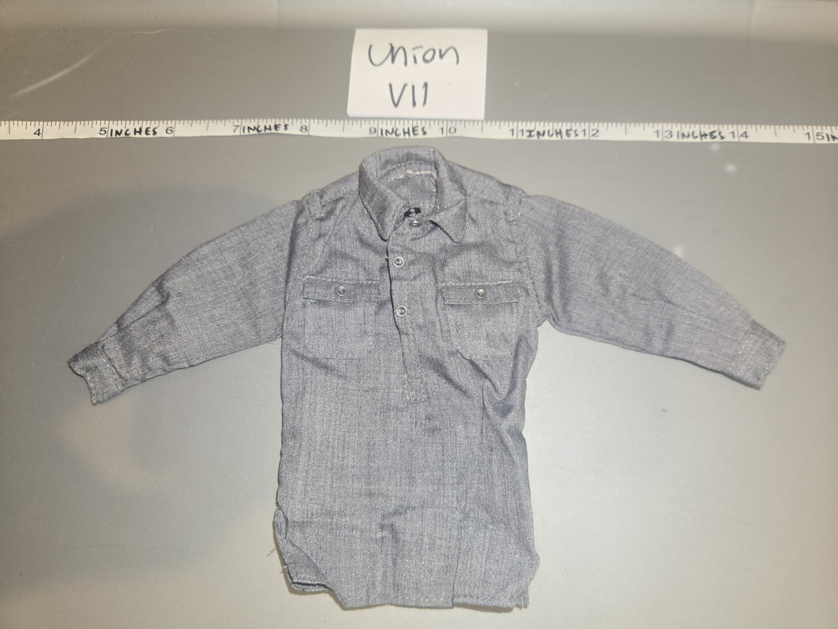 1/6 Scale WWII German Grey Work Shirt