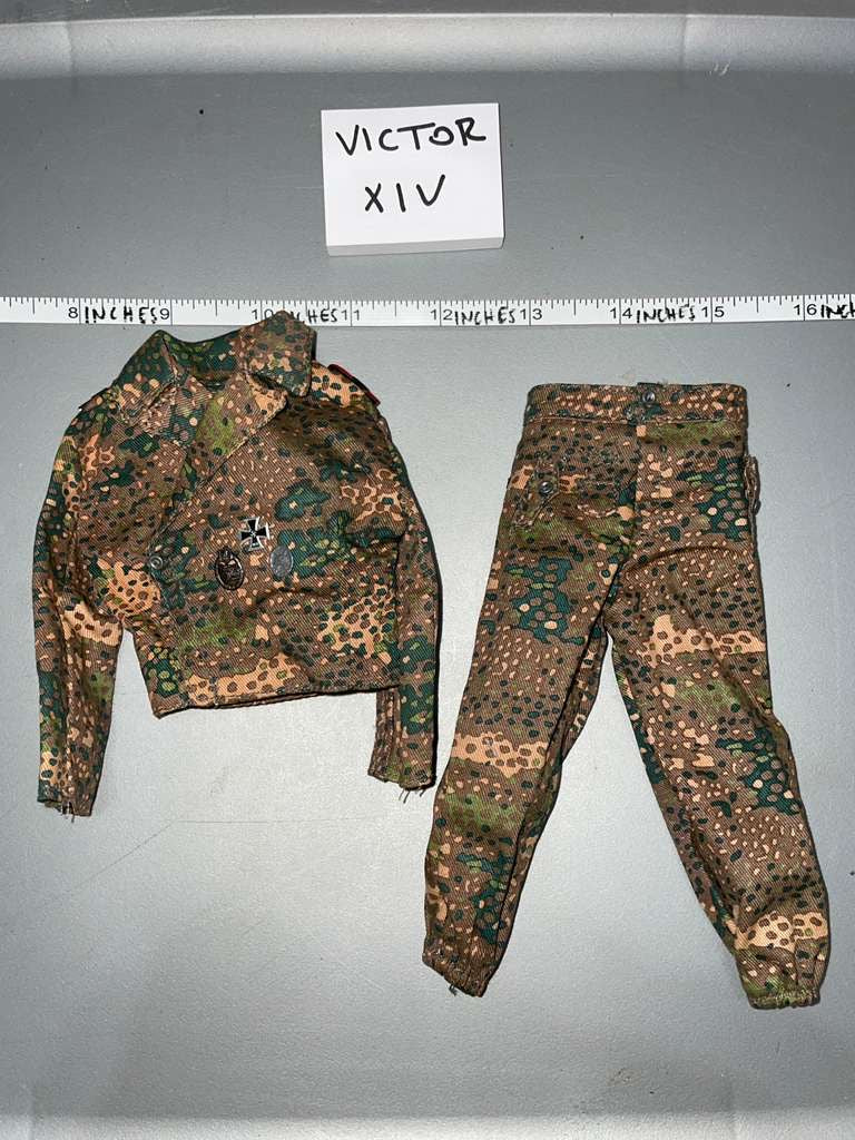 1/6 WWII German Pea Dot Tanker Tunic and Pants