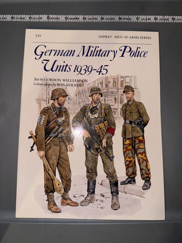 Osprey: German Military Police Units 1939-45