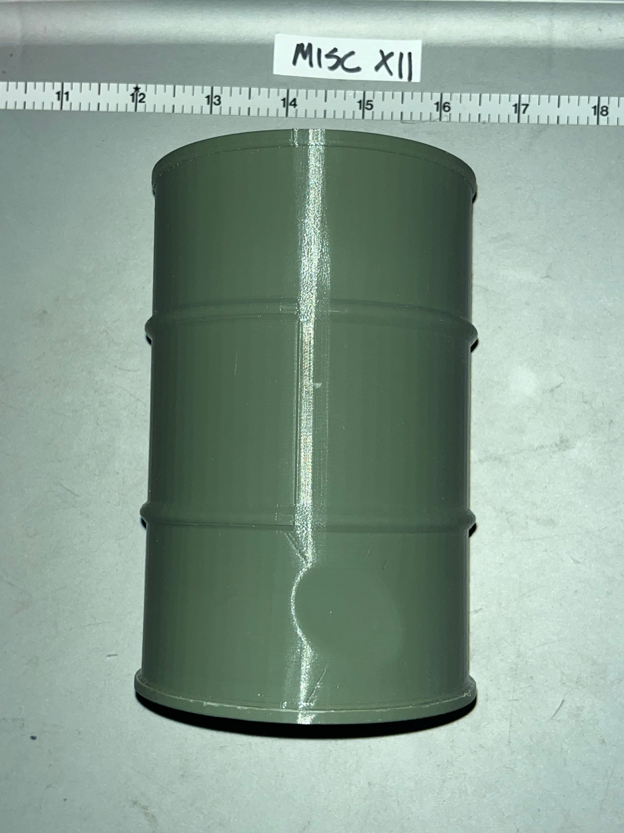 1/6 Scale WWII US Oil Fuel Drum