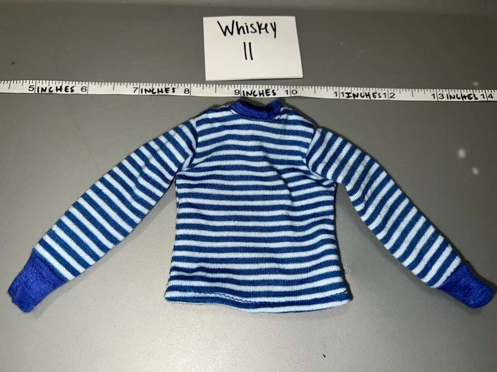 1:6 Scale WWII Russian Afghanistan Striped Shirt