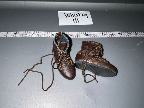 1/6 Scale WWII German Leather Tanker Boots