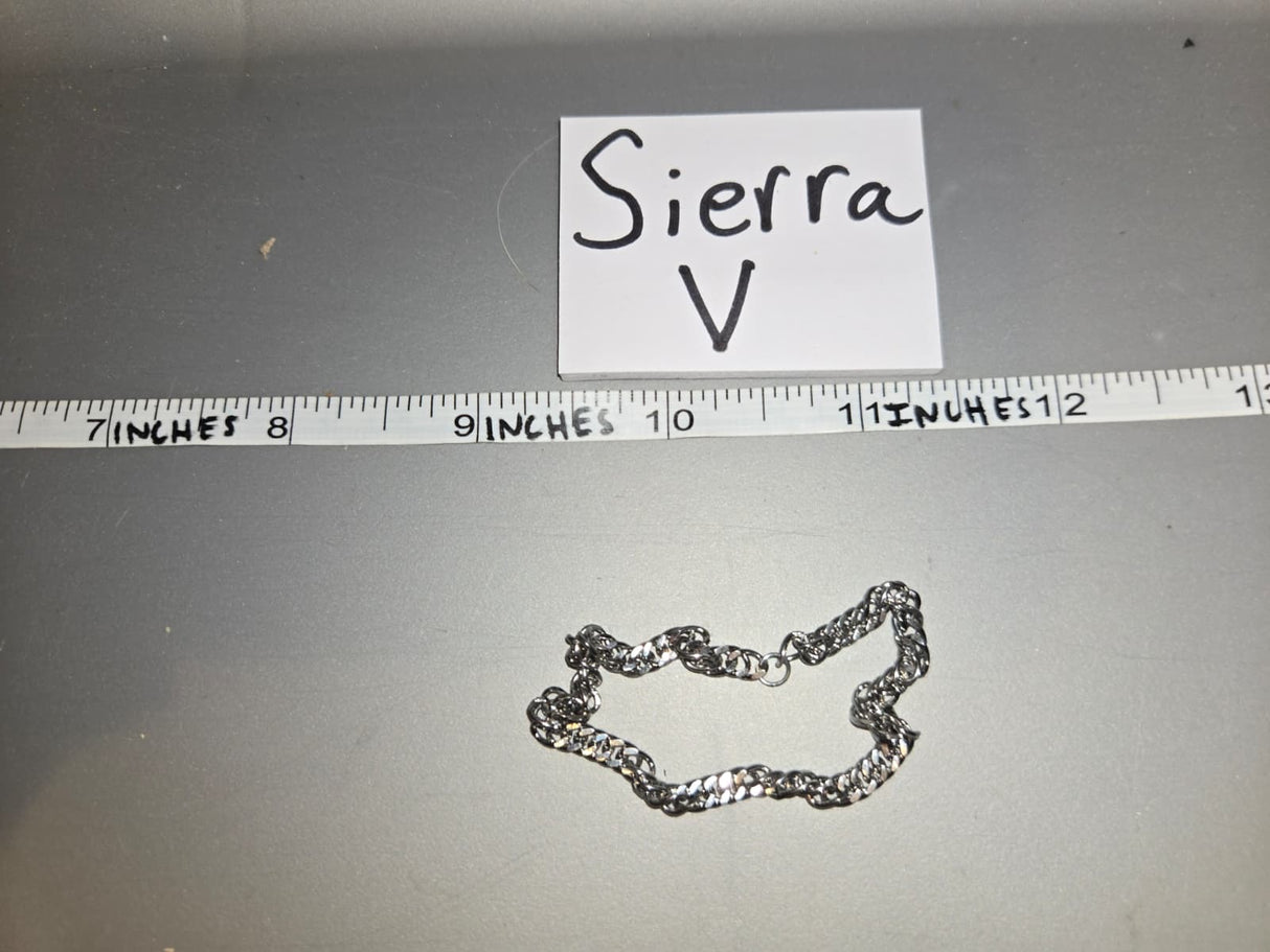 1/6 Scale Modern Era Civilian Silver Chain Necklace  - DAM Gangsters Kingdom