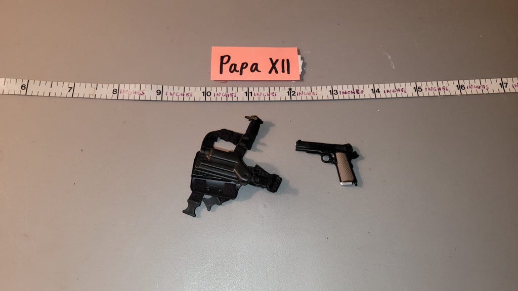 1/6 Scale Modern Pistol and Holster