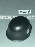 1/6 WWII German Metal Helmet - Black Dress