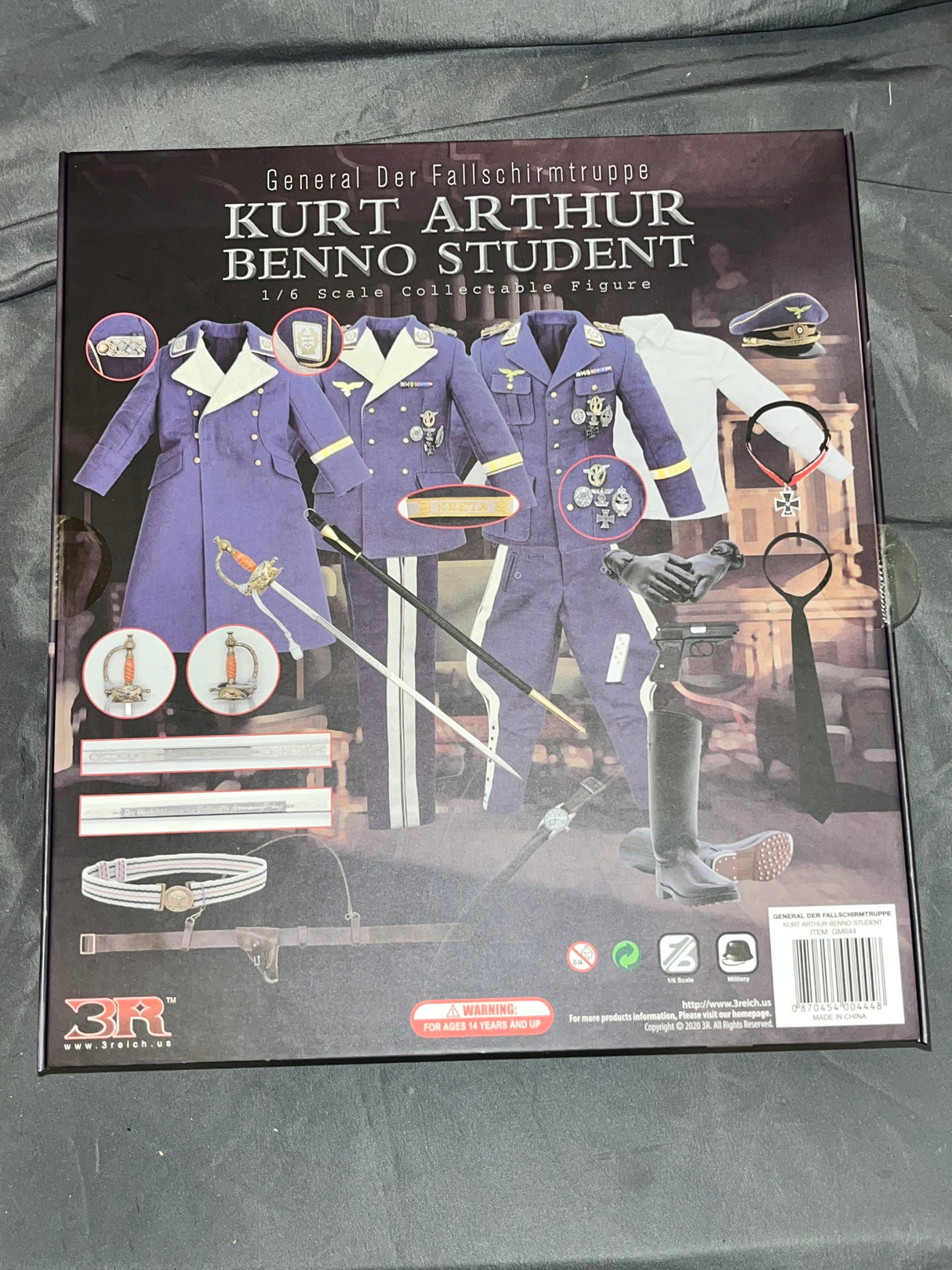 1/6 Scale WWII German Kurt Student General Figure - NIB DID