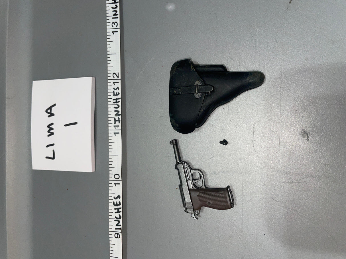 1/6 Scale WWII German Pistol and Holster - dragon