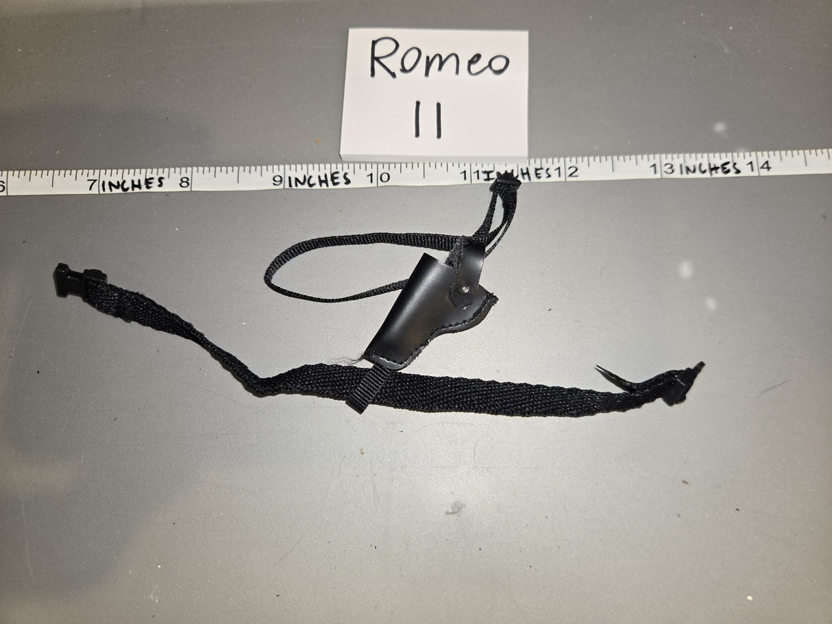 1/6 Scale Modern Era Police Black Web Belt