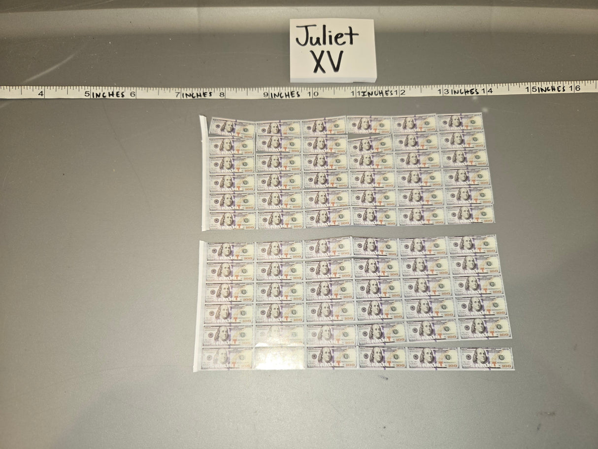 1:6 Scale Modern Era Sheet of Money