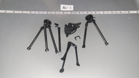 1/6 Scale WWII US Broken Machine Gun Tripod Lot