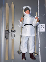 1:6 Scale WWII German Ski Tropper Dressed Figure - Dragon