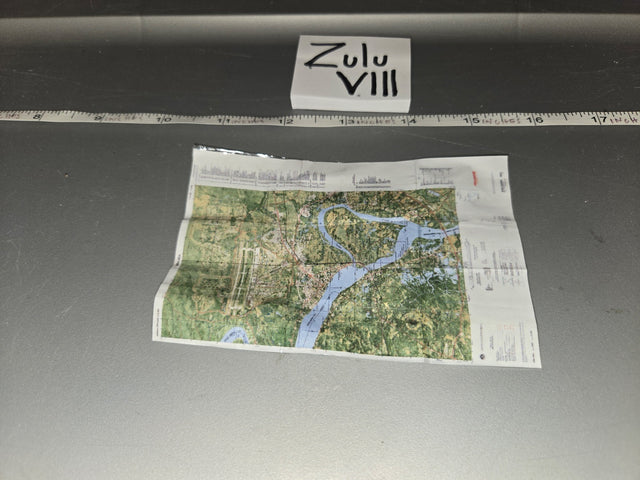 1/6 Scale WWII German Navigation Map - Zulu VIII