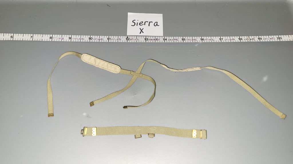 1/6 Scale WWII British Web Belt and Suspenders