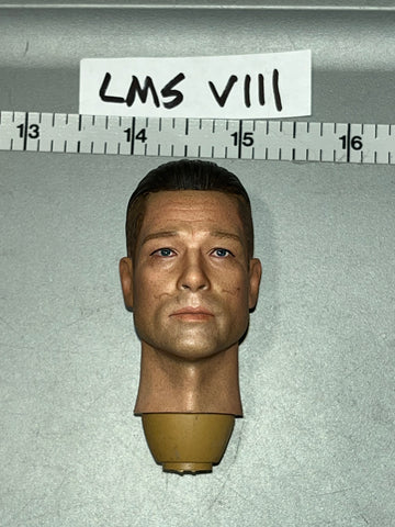 1/6 Scale WWII US Brad Pitt Furry Head Sculpt - Minitimes