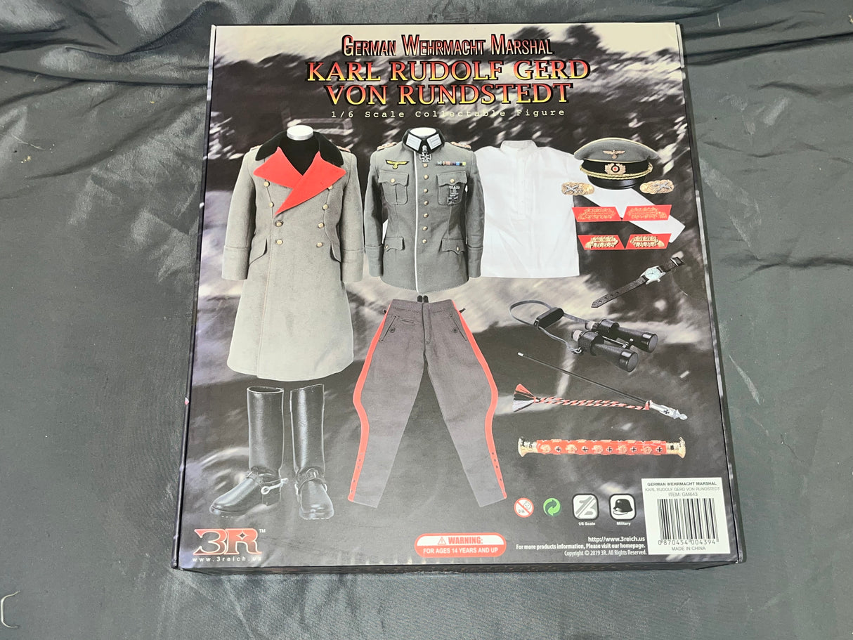 1/6 Scale WWII German KARL RUDOLF GERD VON RUNDSTEDT GM643- NIB DID