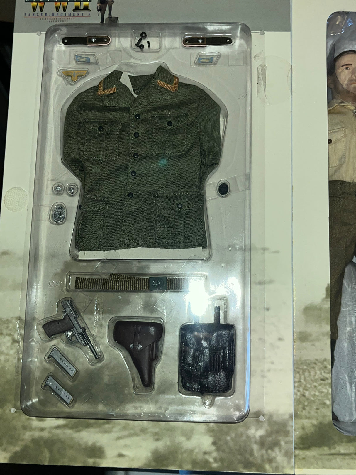 1/6 Scale WWII German Afrika Korps Tanker Panzer Officer - Horst Lerner - NIB Dragon