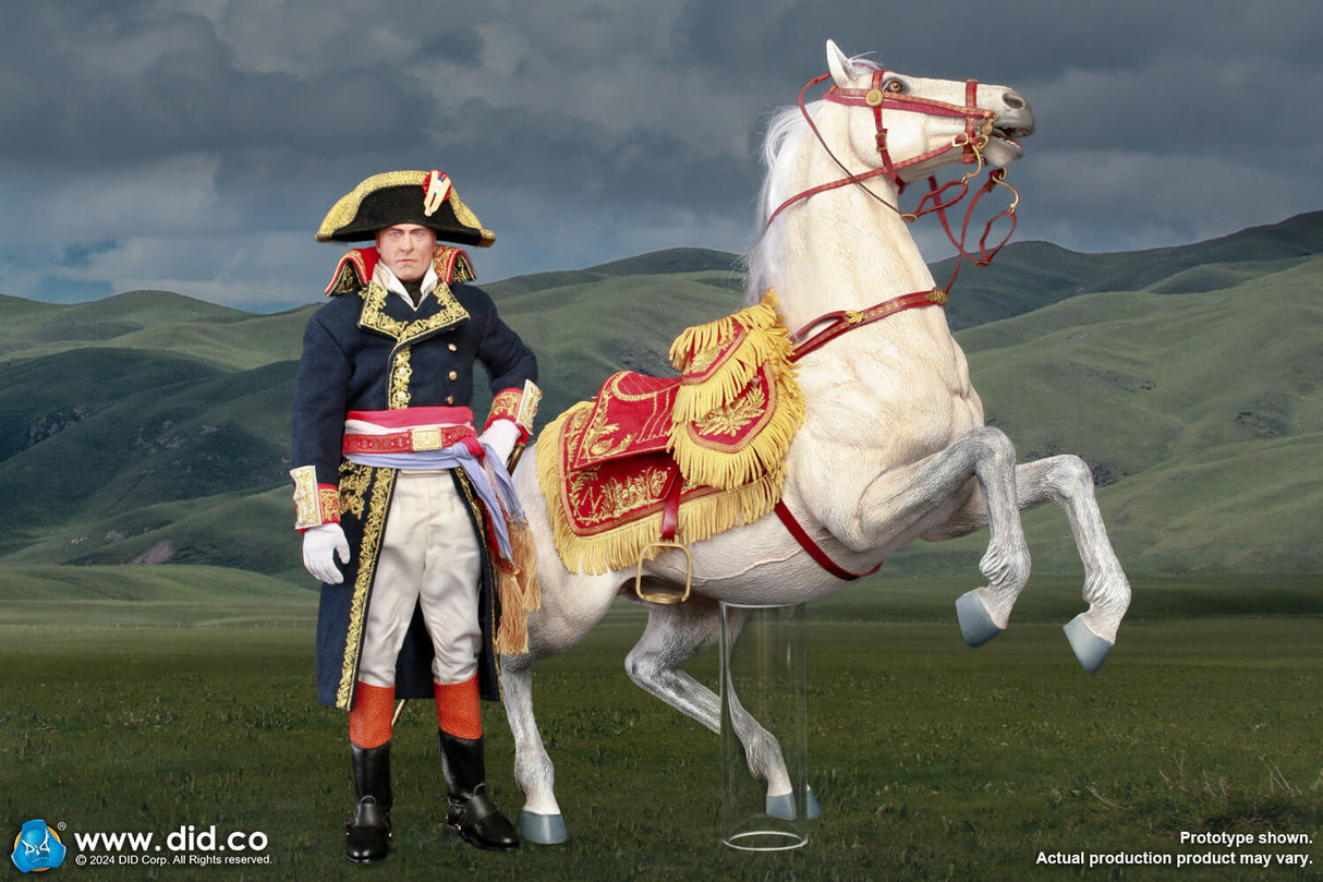 1/6 Scale Napoleon White War Horse (Prancing) - NIB DID E60078