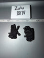 1/6 Scale Modern Era Black Tactical Gloves