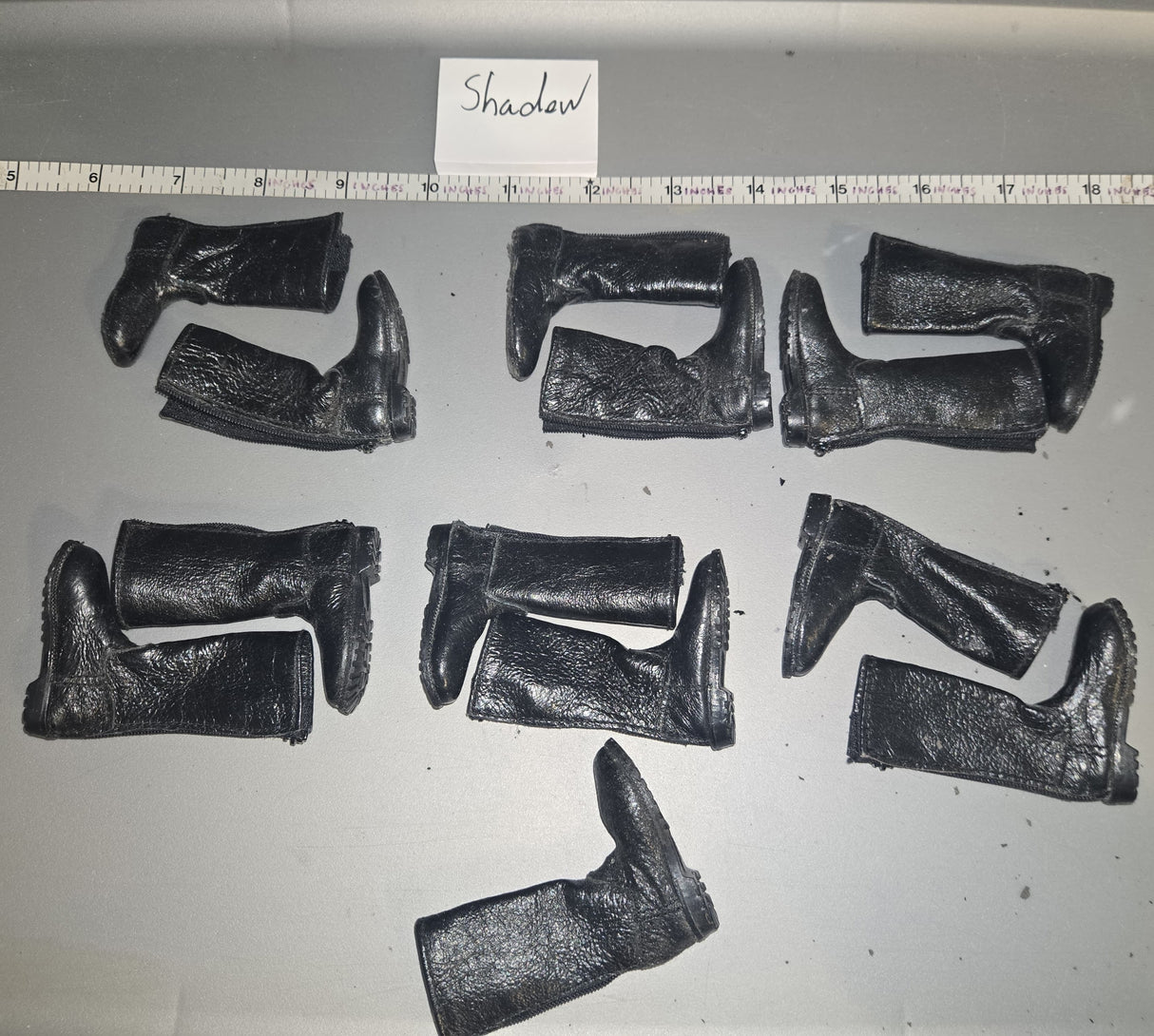 1/6 Scale WWII German Jack Boot Lot - Damaged