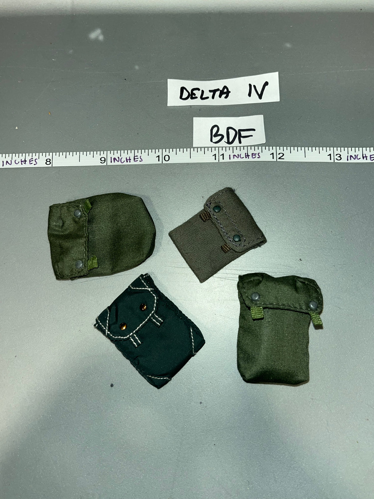 1:6 Scale WWII German Gas Mask Cape Lot - BDF
