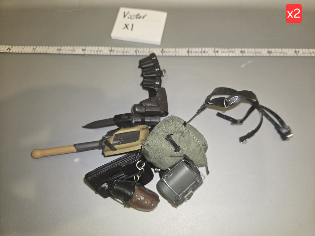 1/6 Scale WWII German Field Gear Lot
