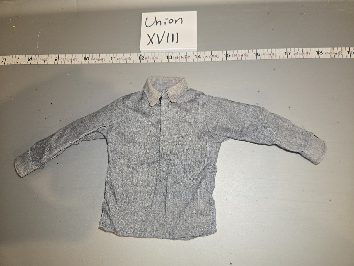1/6 Scale WWII German Grey Work Shirt
