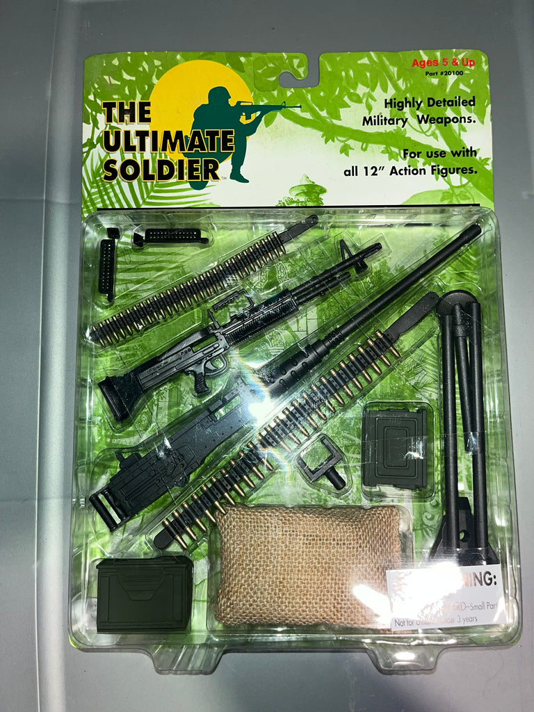 1/6 Scale Ultimate Soldier Vietnam U.S. Machine Gun Weapons Set - NIB