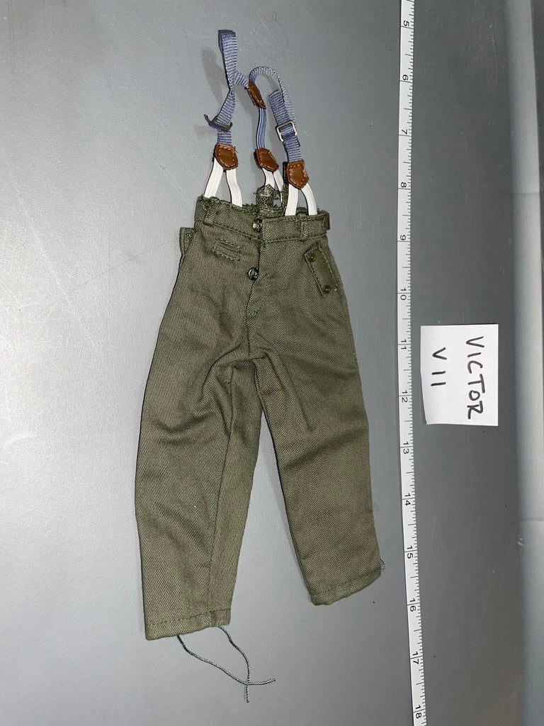 1/6 WWII German Pants with Suspenders -