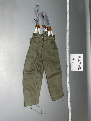 1/6 WWII German Pants with Suspenders -