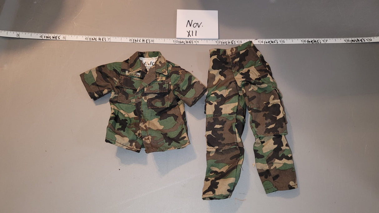 1/6 Scale GI Joe Modern Era Woodland BDU Uniform