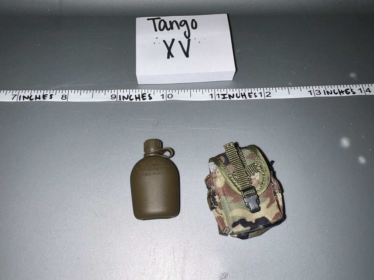 1:6 Scale Modern Era Canteen  and Woodland Pouch - DAM 75th Ranger