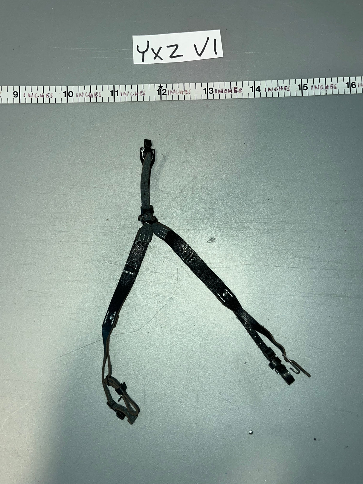 1:6 Scale WWII German Leather Y Harness - UJINDOU UD9051 11.FrW.Pz.Gren.Div"Nordland" Vistula- Oder 1945