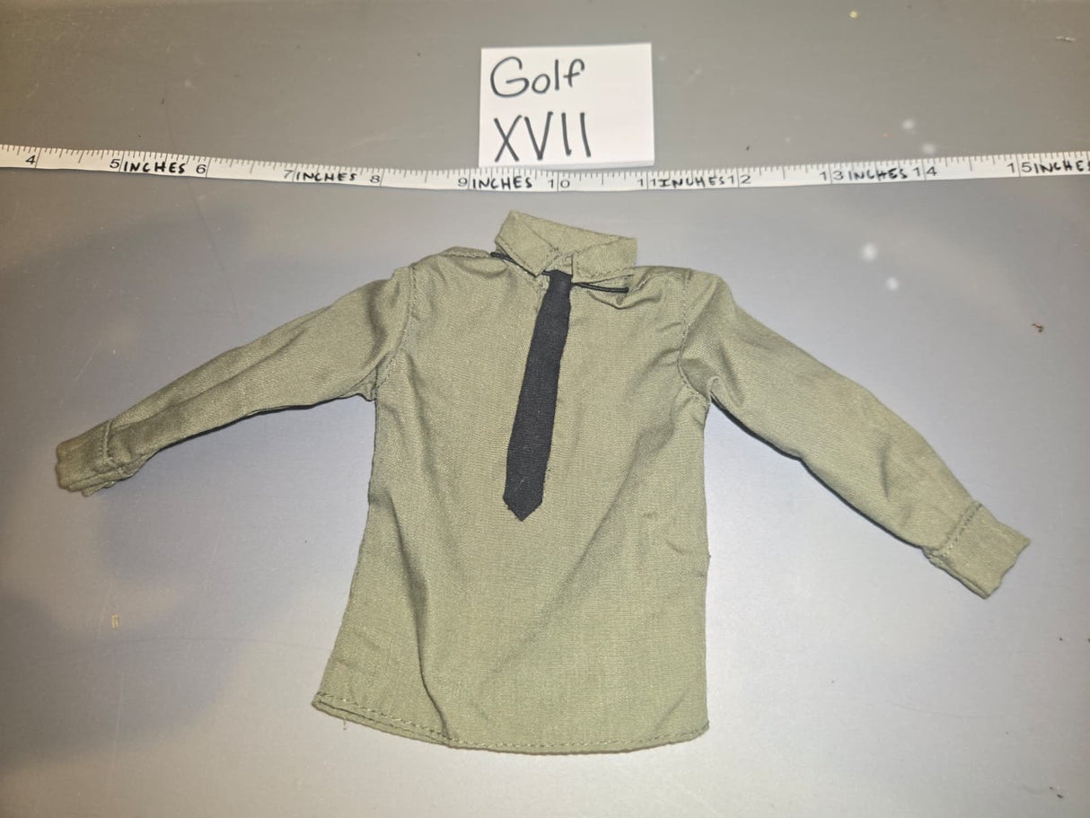 1/6 Scale WWII German Grey Tanker Shirt