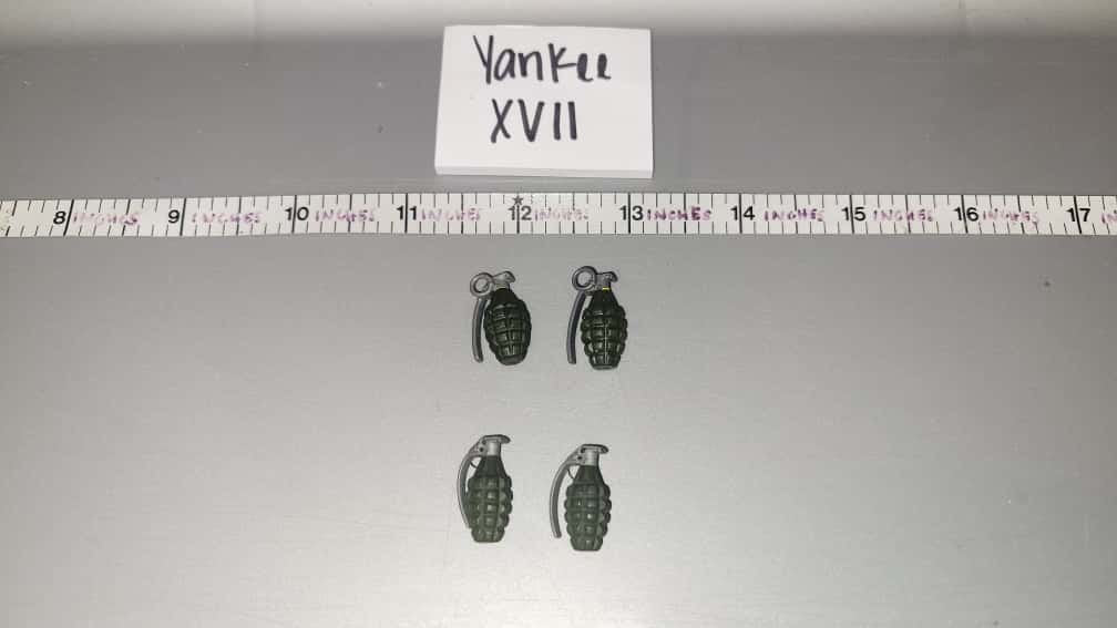 1/6 Scale WWII US Grenade Lot