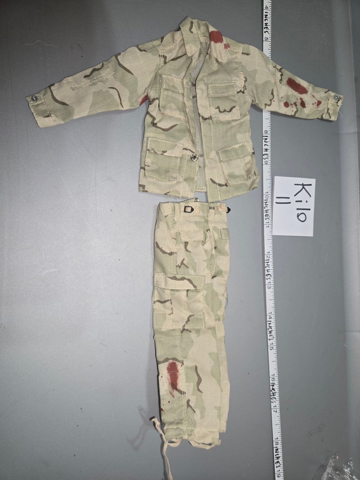 1:6 Scale Modern Era Desert BDU Uniform - Danny Knight Black Hawk Down