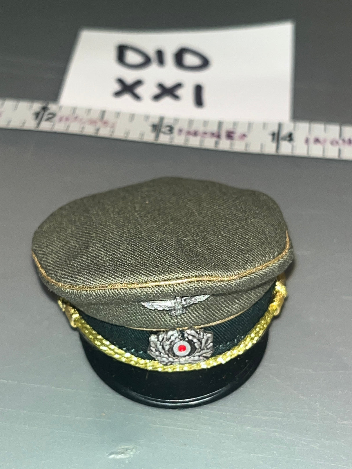1/6 Scale WWII German General Officer Hat - DID Field Marshal Fedor Von Bock