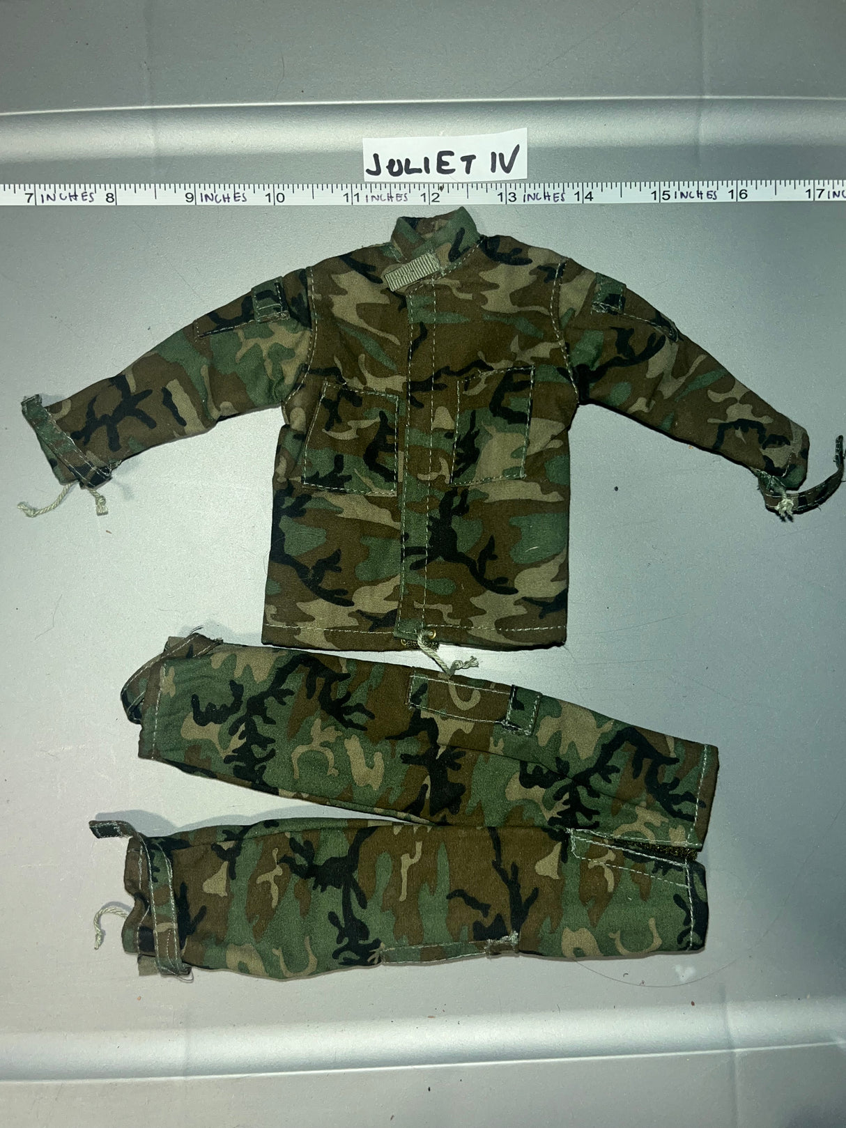 1/6 Scale Modern Era Woodland MOPP Chemical Suit Uniform