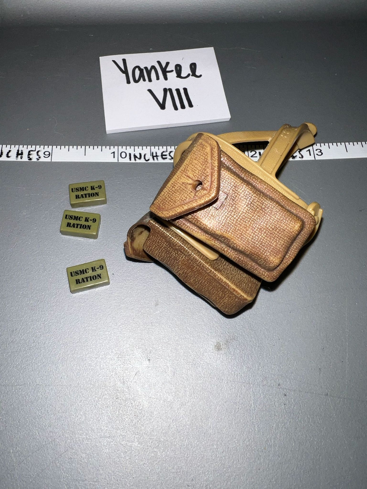 1/6 Scale WWII US Marine Dog Harness / Rations