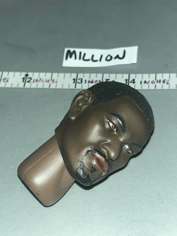 1/6 Scale African American Head Sculpt