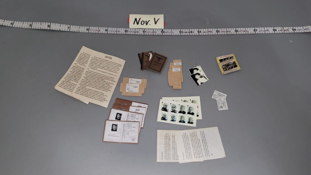 1/6 Scale WWII German Documents Lot