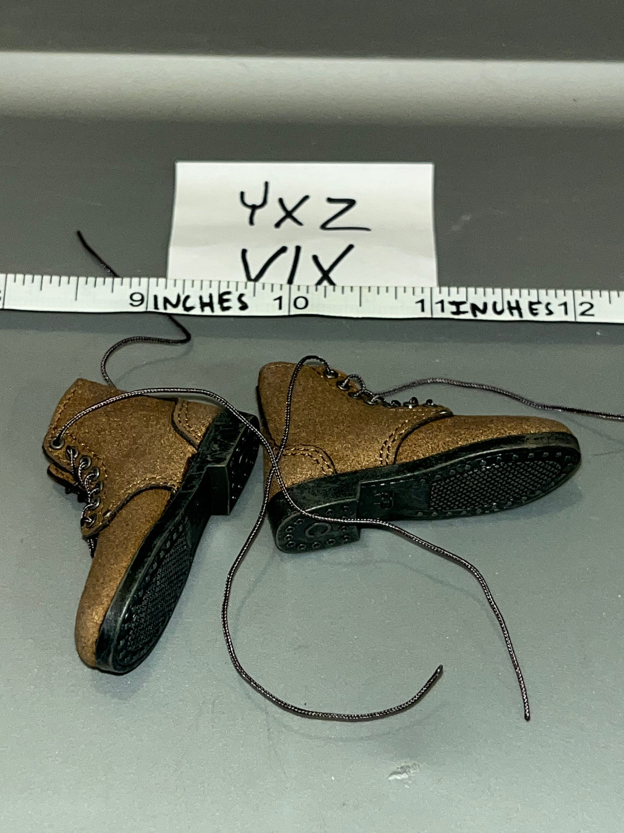 1:6 Scale WWII US Boondocker Boots - Ranger Medic Wade - Facepool